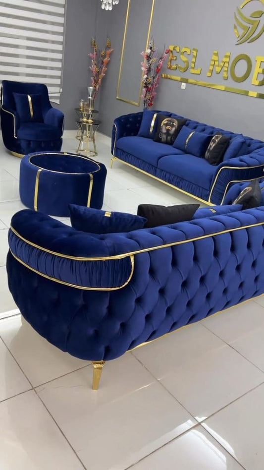 Customizable 3+3 Seater Set with Boss Chair & Table | 7-Year Warranty